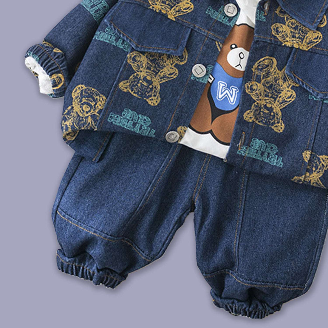 BOY'S DENIM 3 PIECE SET