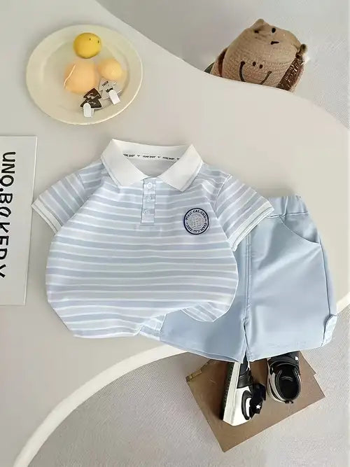 Classic Polo Kids Play Set | Premium Cotton Matching Outfit