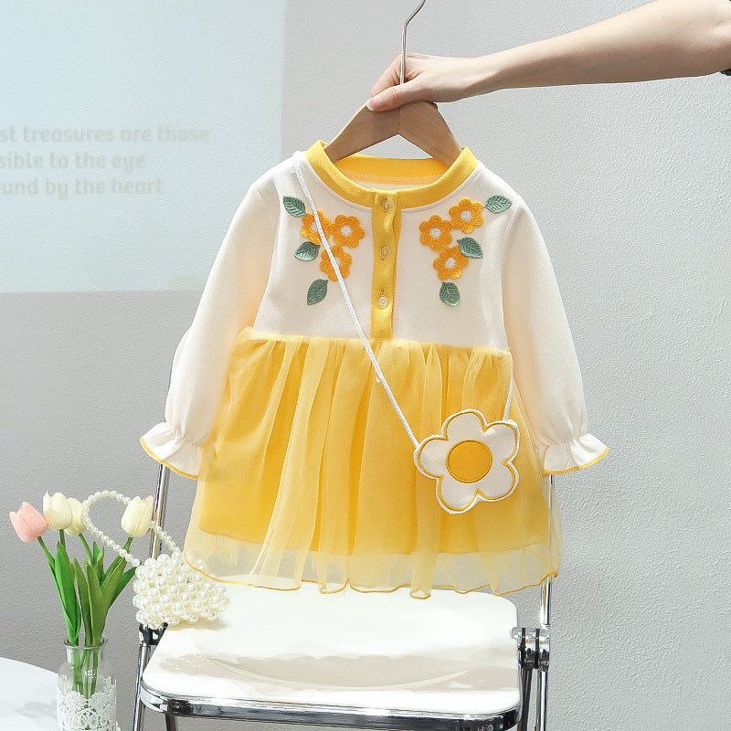 GIRL'S YELLOW DAY DRESS - Tutu Tata