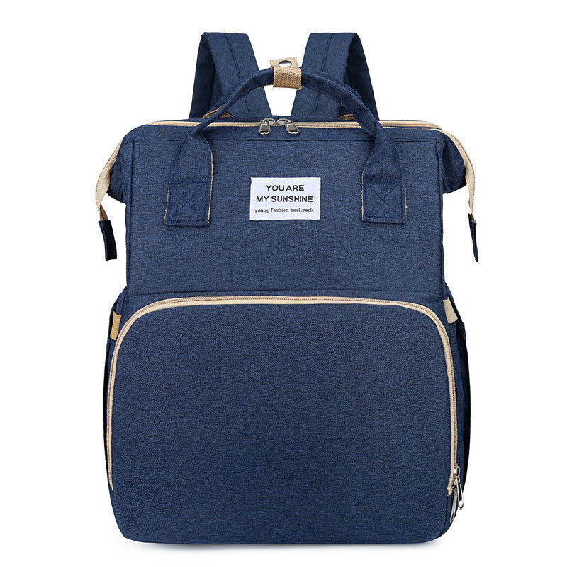 BAGPACK WITH CRIB (BLUE) - Tutu Tata
