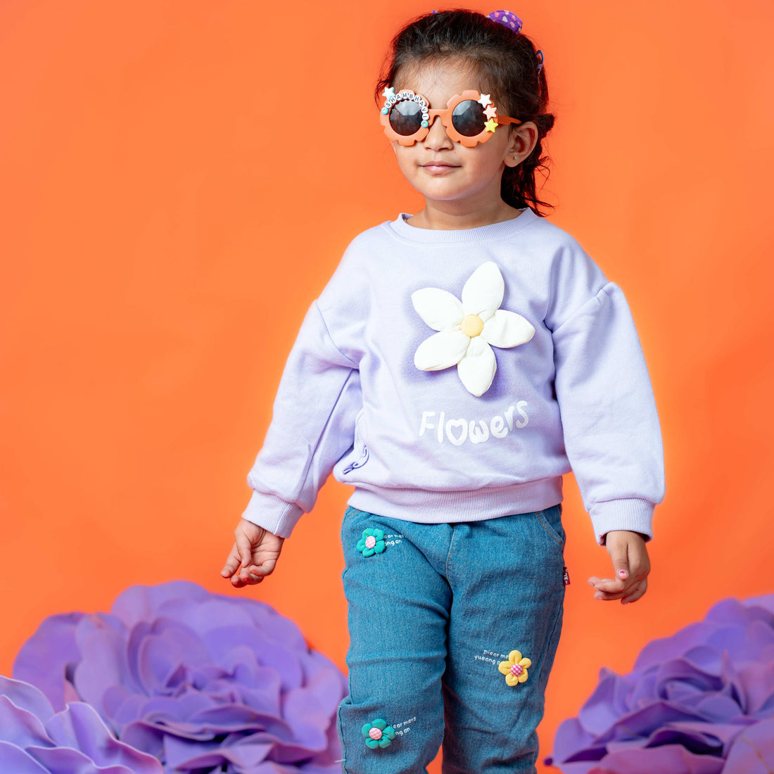 GIRL'S 2 PEICE FLOWER SET - Tutu Tata