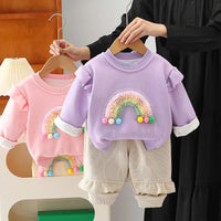 Girl's 2 piece rainbow set