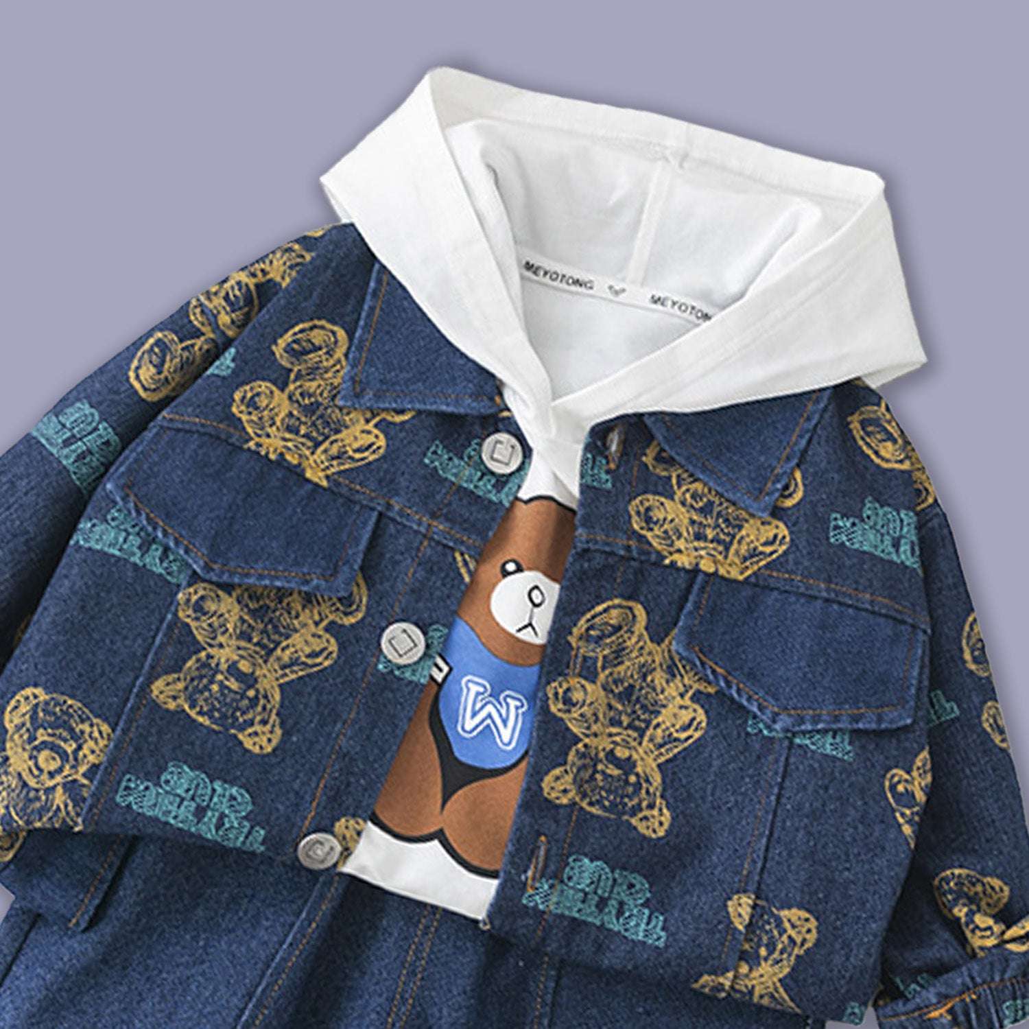 BOY'S DENIM 3 PIECE SET
