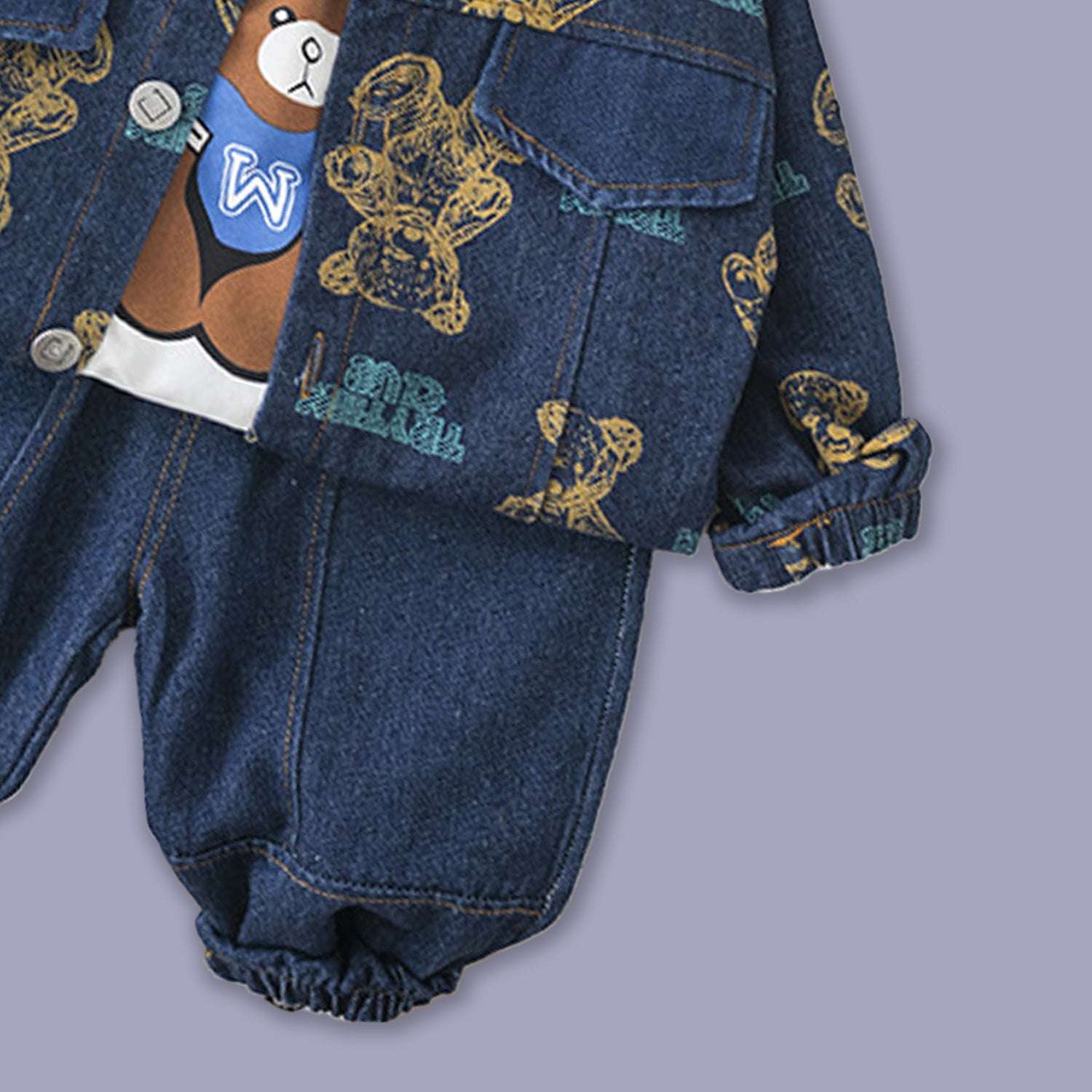 BOY'S DENIM 3 PIECE SET