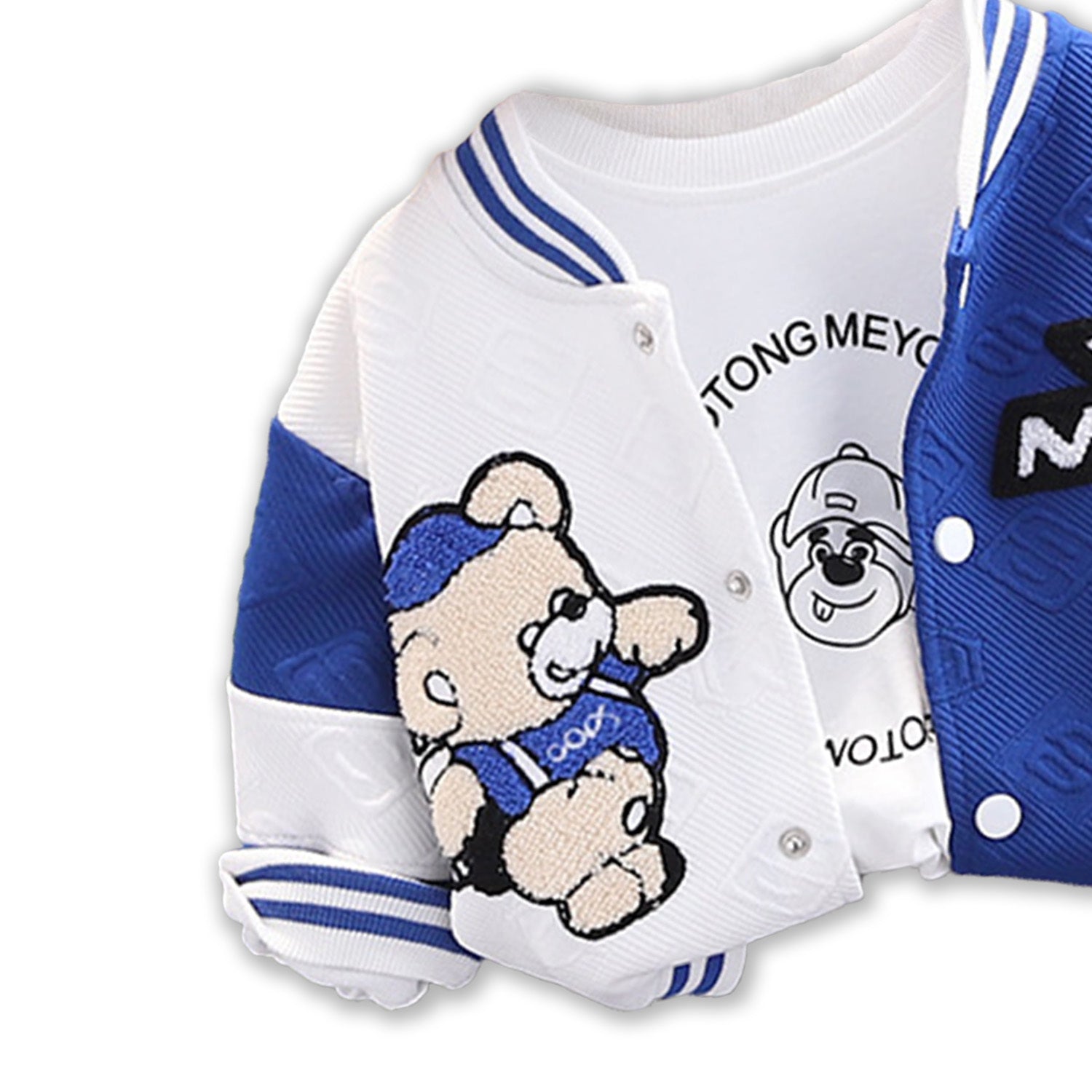BOY'S  BASEBALL JACKET 3 PIECE SET