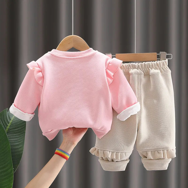 Girl's 2 piece rainbow set