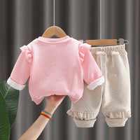 Girl's 2 piece rainbow set
