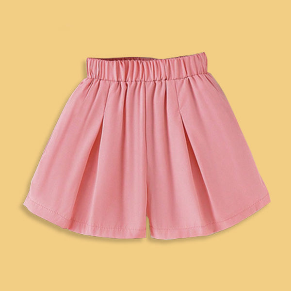 Peach flowered top and skirt set