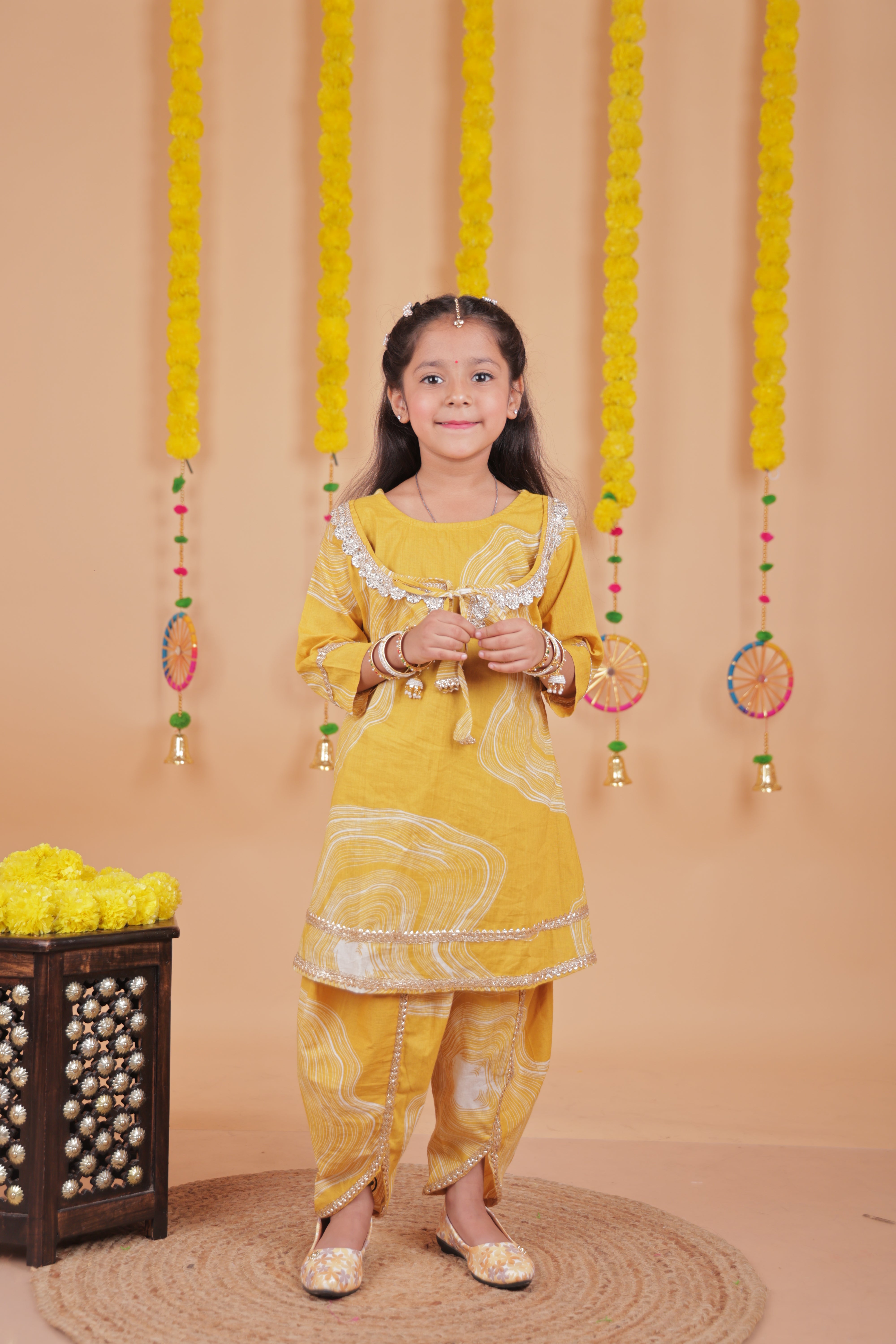 Sunshine Swirl Patiala Set