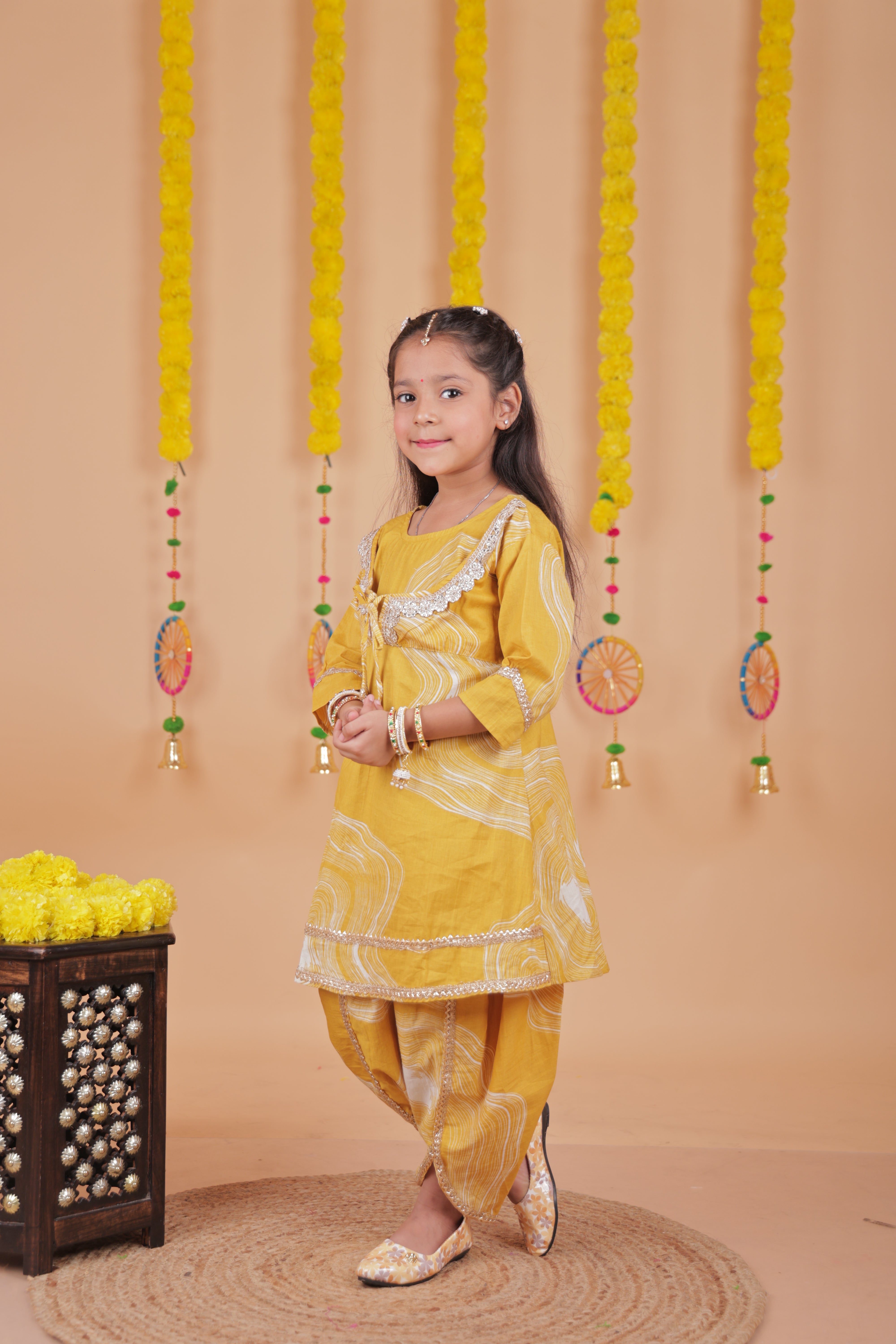 Sunshine Swirl Patiala Set