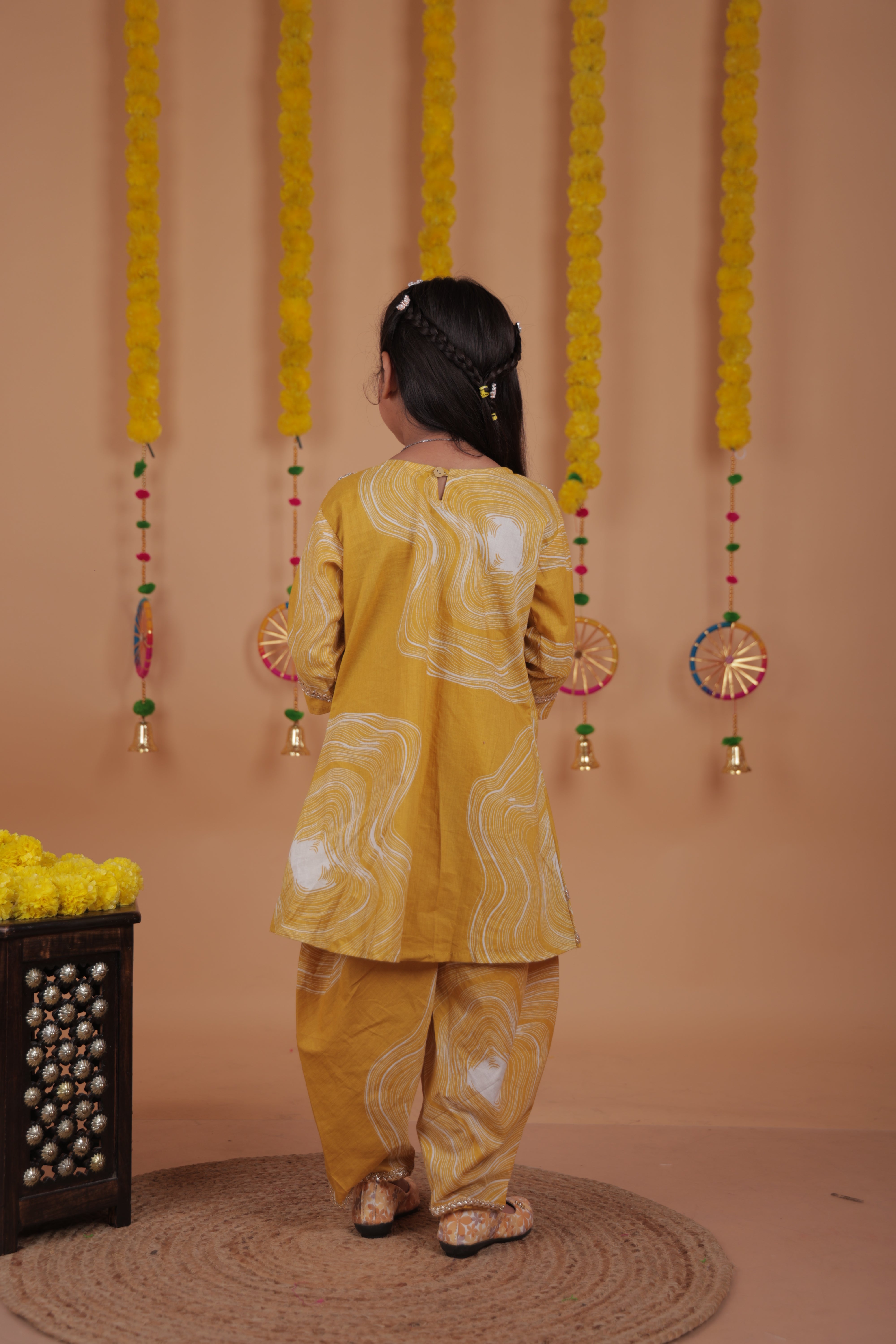 Sunshine Swirl Patiala Set