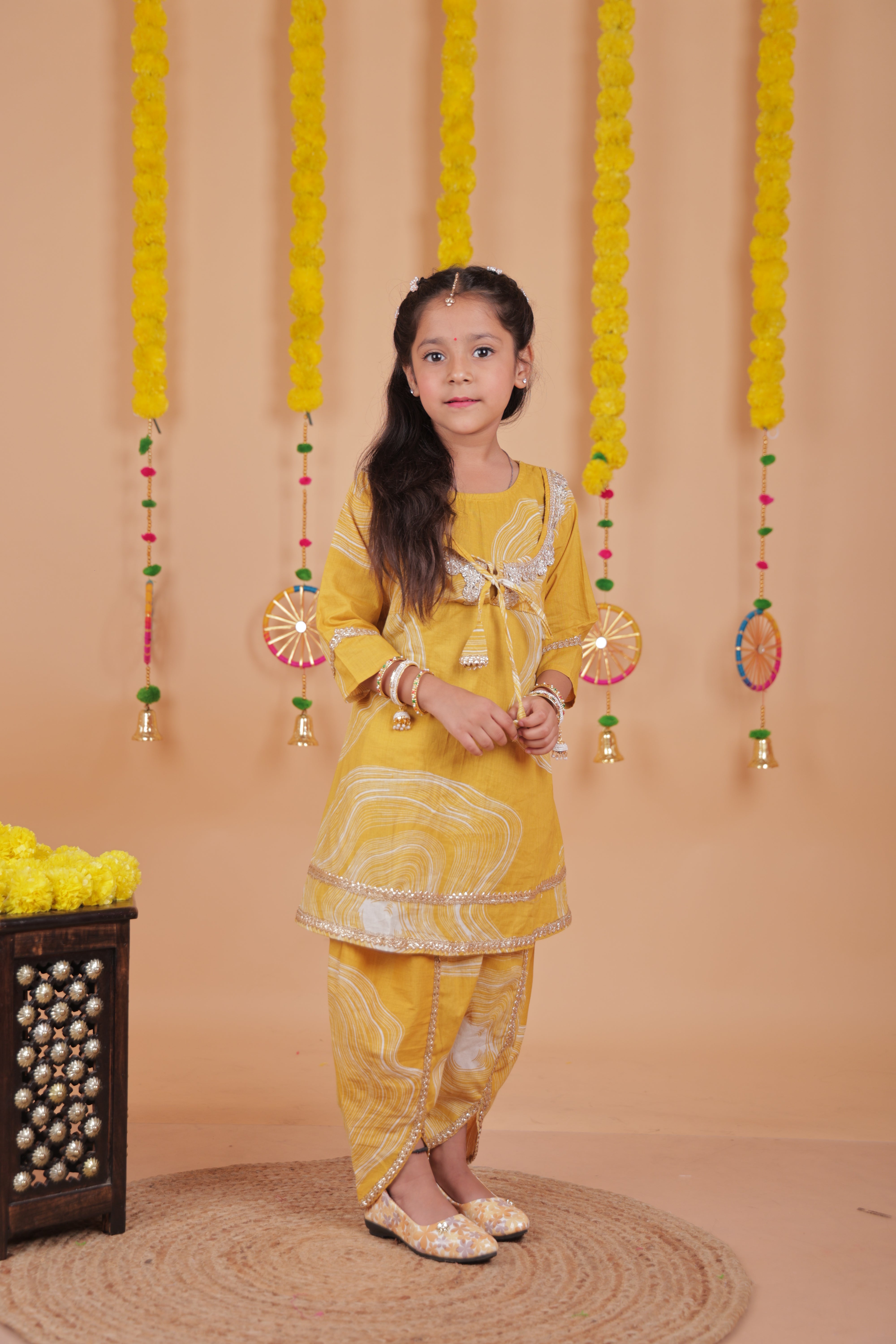 Sunshine Swirl Patiala Set