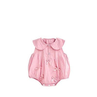Fuchsia Body Suit with Bow - New Born
