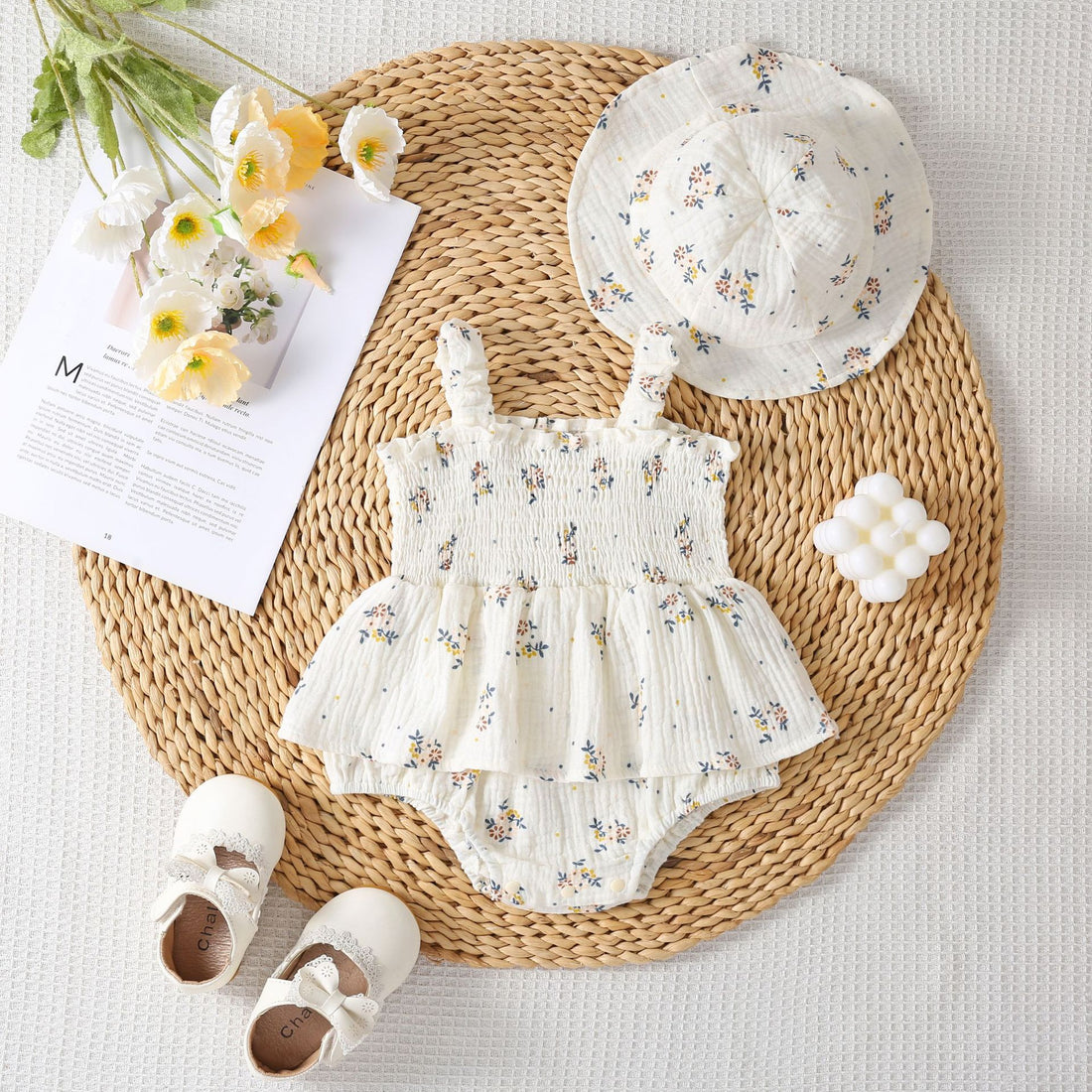 Cottage Bloom Baby Outfit