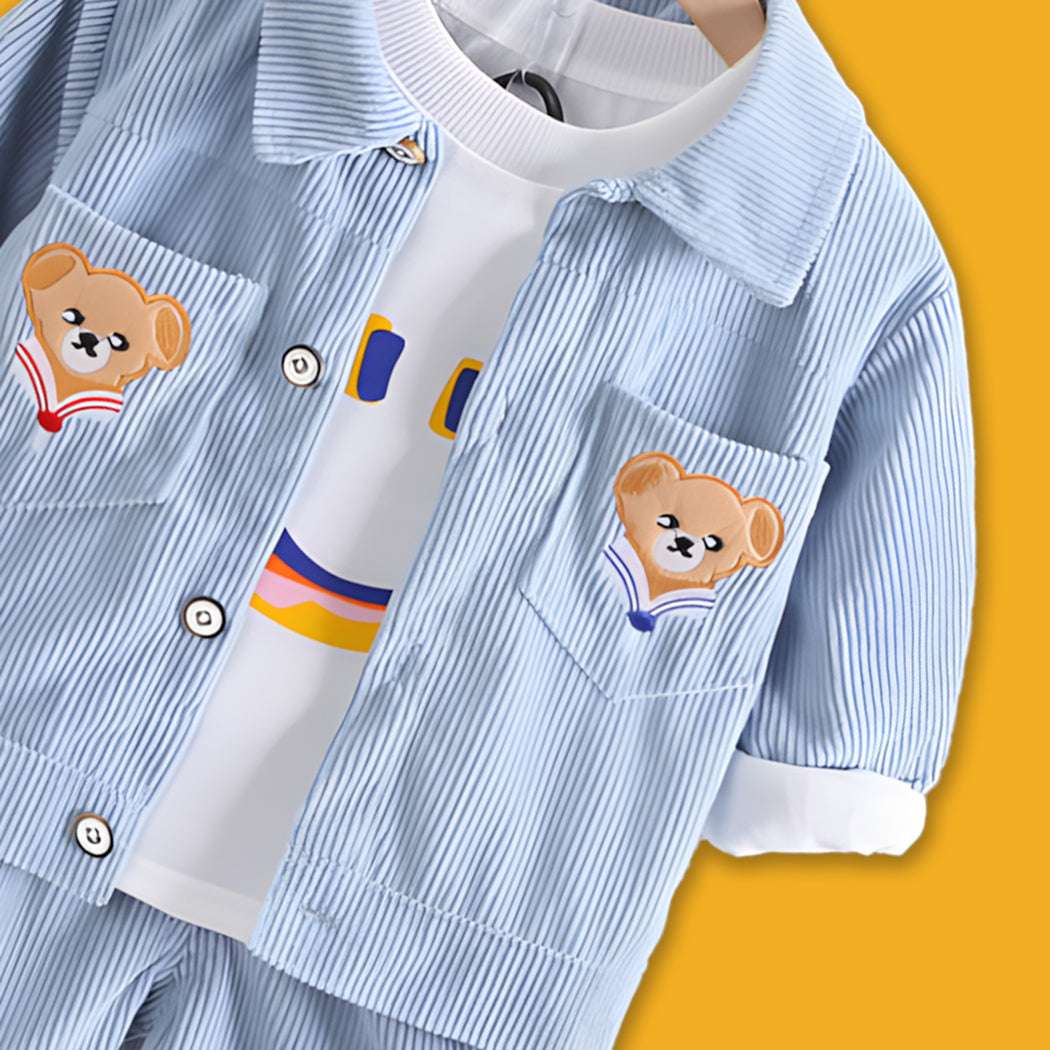 BOY'S 3 PIECE CORDUROY SET