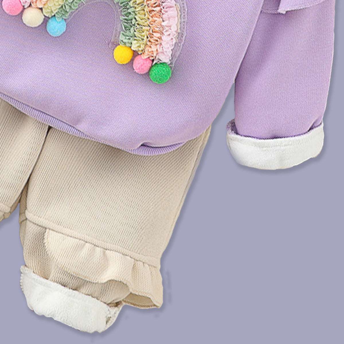GIRL'S 2 PIECE RAINBOW SET