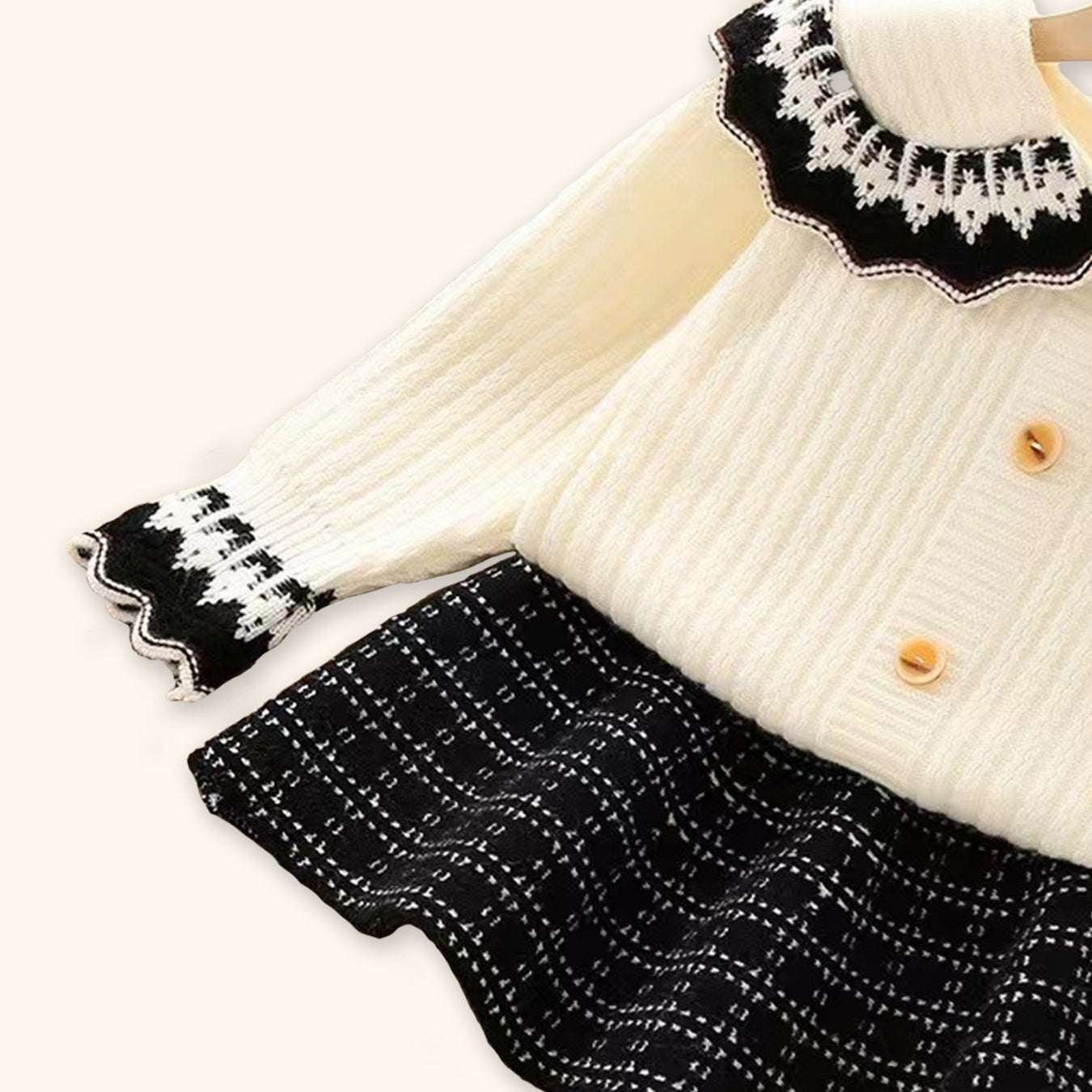 GIRL'S SKIRT SWEATER SET