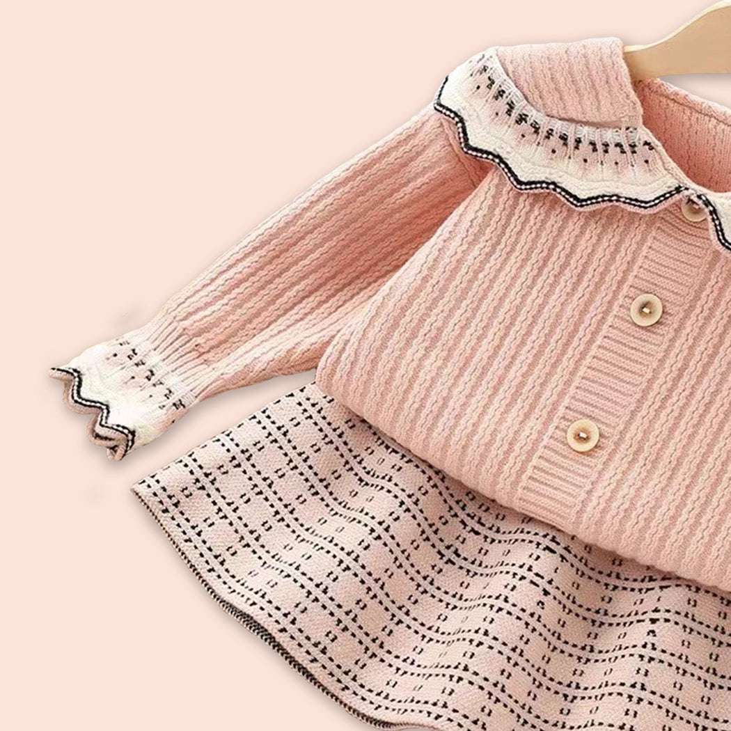 GIRL'S SKIRT SWEATER SET
