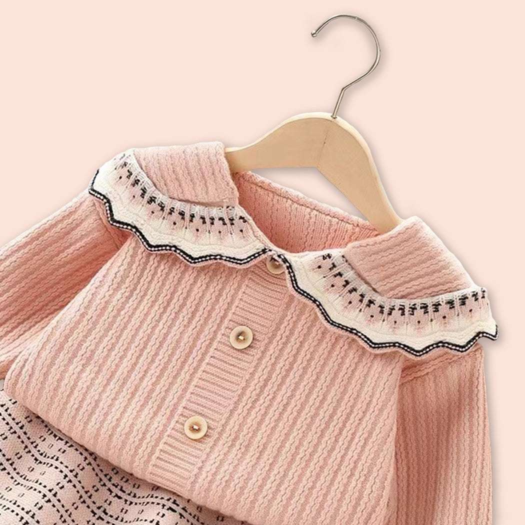 GIRL'S SKIRT SWEATER SET