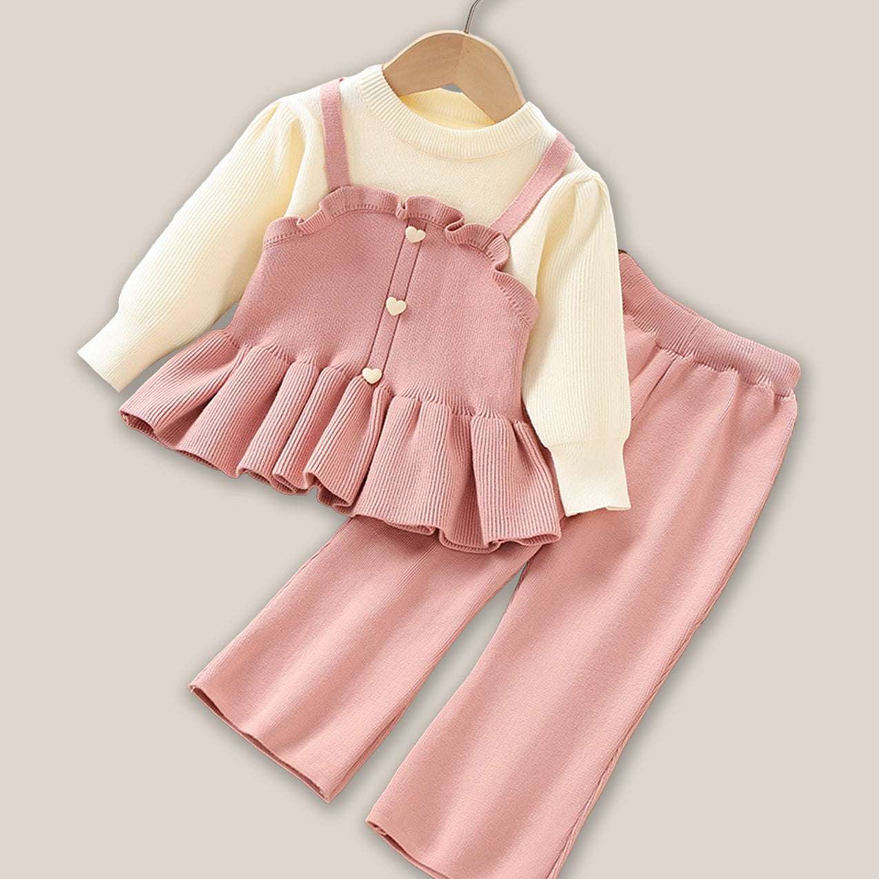 GIRL'S SWEATER TROUSER SET