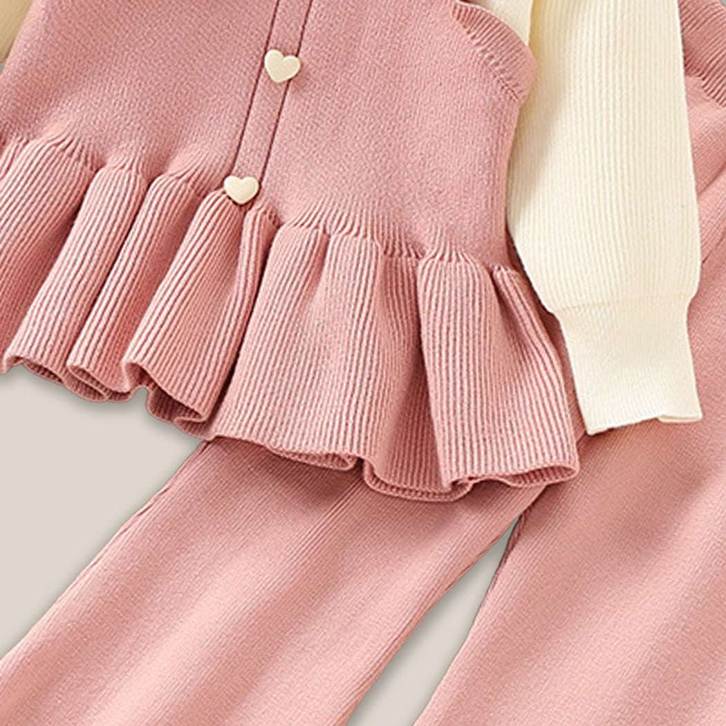 GIRL'S SWEATER TROUSER SET