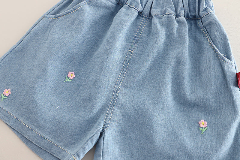 Ballet Bunny Kids T-Shirt & Shorts Set | Premium Cotton Outfit