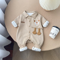 Teddy Trails Baby Romper | Premium Cotton Baby Wear