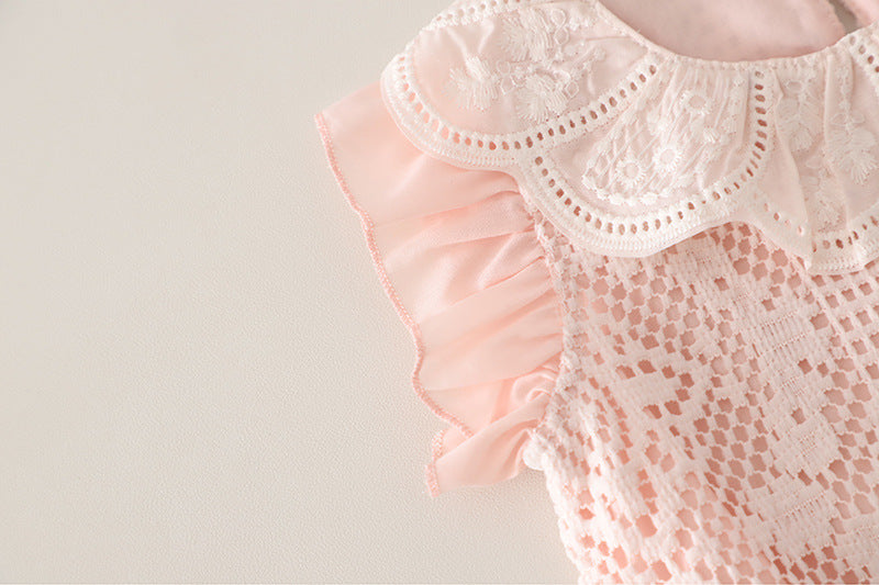 Vintage bloom baby romper | Premium Cotton Matching Outfit