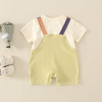 Suspender Style Baby Jumpsuit Romper | Premium Cotton Outfit