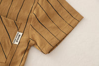 Urban Explorer Kids Co-ord Set – Khaki | Premium Cotton Outfit
