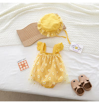 Sunshine Daisy Romper Set