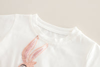 Ballet Bunny Kids T-Shirt & Shorts Set | Premium Cotton Outfit