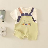 Suspender Style Baby Jumpsuit Romper | Premium Cotton Outfit