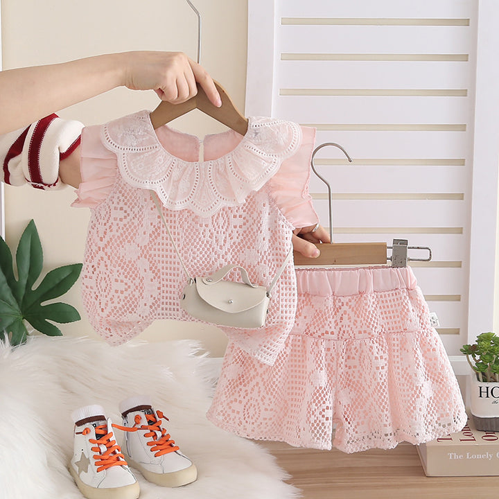 Vintage bloom baby romper | Premium Cotton Matching Outfit