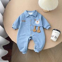 Teddy Trails Baby Romper | Premium Cotton Baby Wear