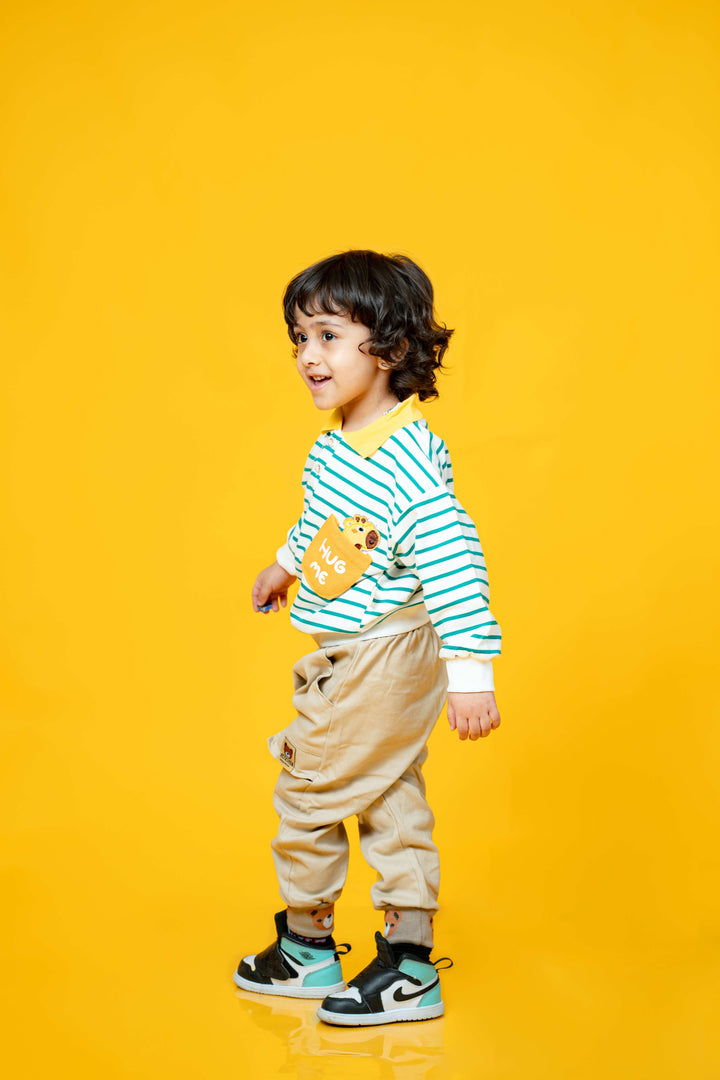 BOY'S STRIPPED SWEATSHIRT AND PANT SET - Tutu Tata