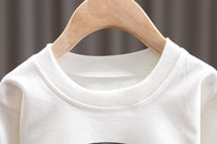 Beige Demi Season 3 Piece Kids Outfit Set