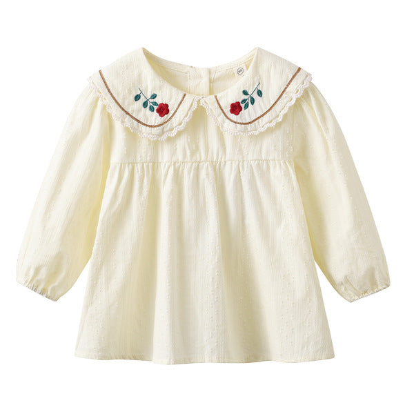 Autumn Fresh Girls Cotton Shirt & Pant Set
