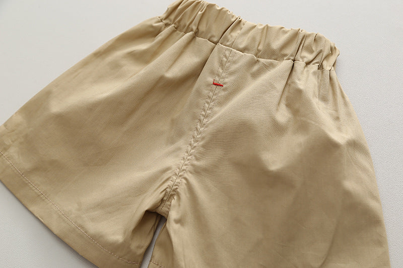 Summer Green Cotton 2 Piece Set for Boys