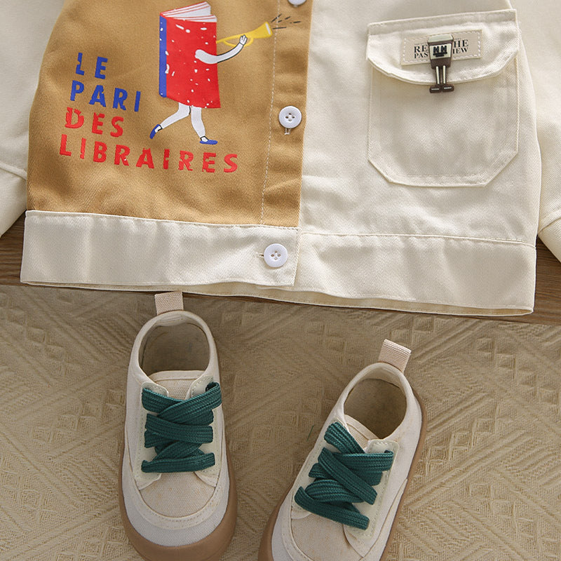 Summer Brown 3 Piece Kids Jacket Set
