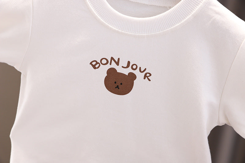 Baby Boy Varsity 3-Piece Set – Jacket, T-Shirt & Pants - Casual Sportswear Outfit