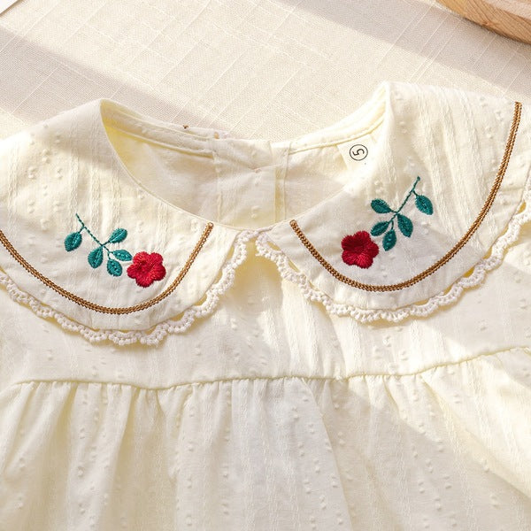 Autumn Fresh Girls Cotton Shirt & Pant Set