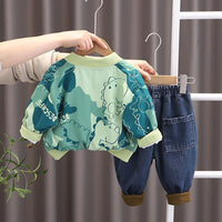 Dinosaur Spring 3 Piece Cotton Kids Outfit