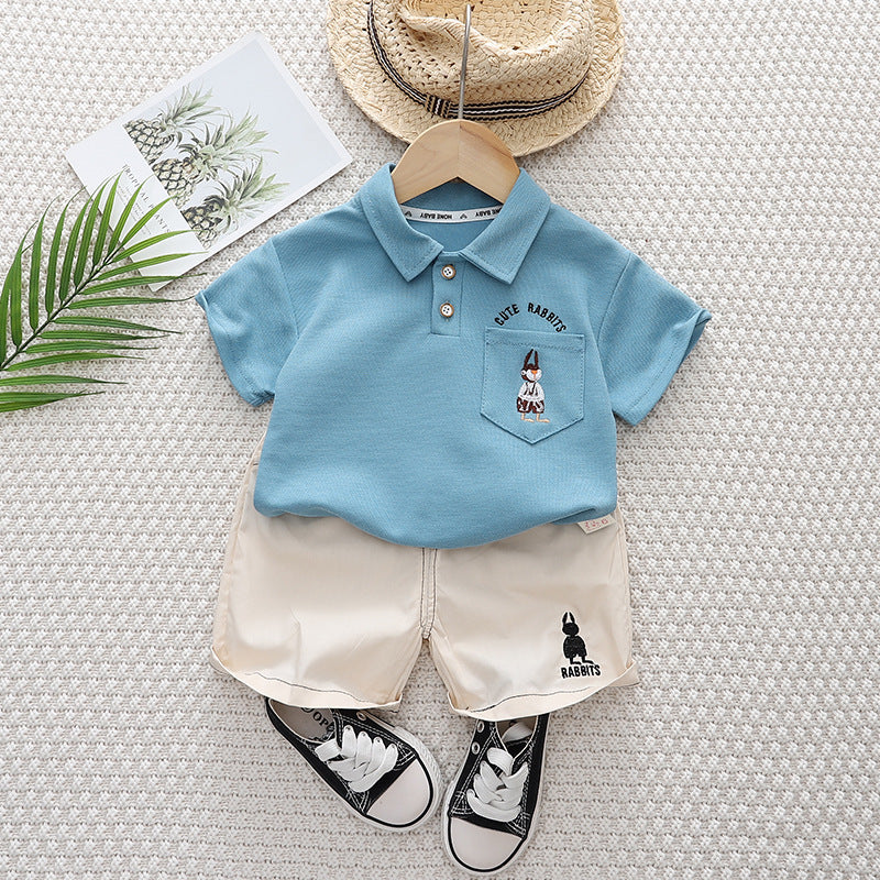 BLUE Rabbit T-shirt and Shorts