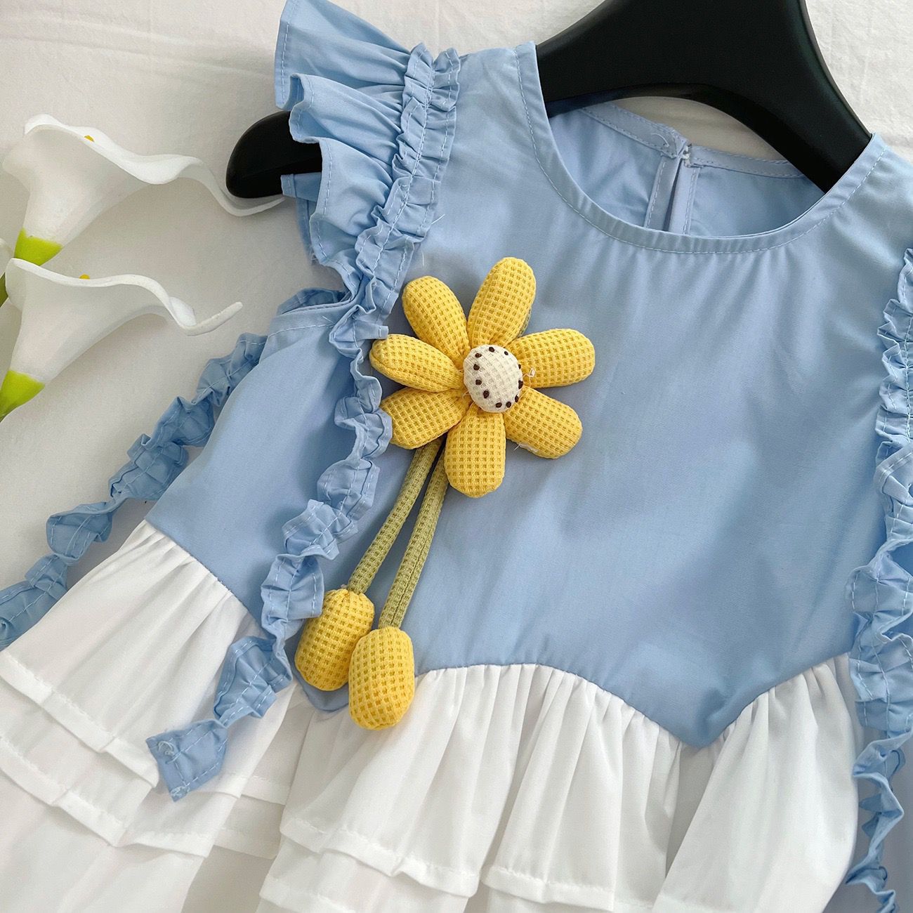 Summer Tank Top with Shorts Girl Set