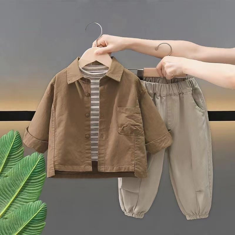 Korean style brown pc set