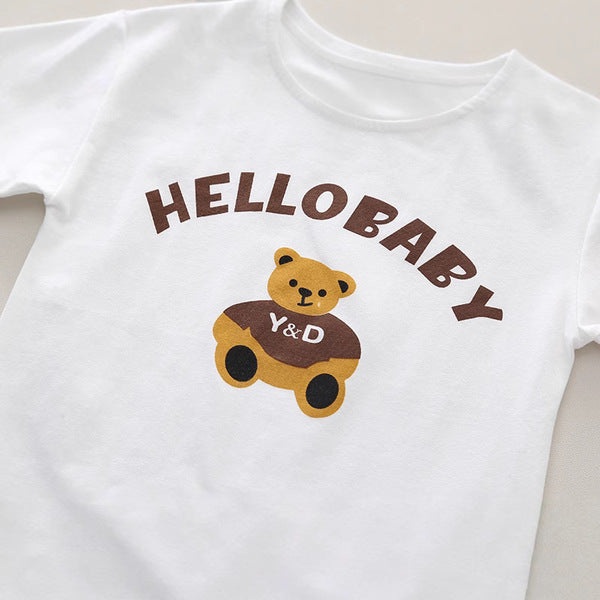 Denim Sleeveless 3 Piece Kids Outfit