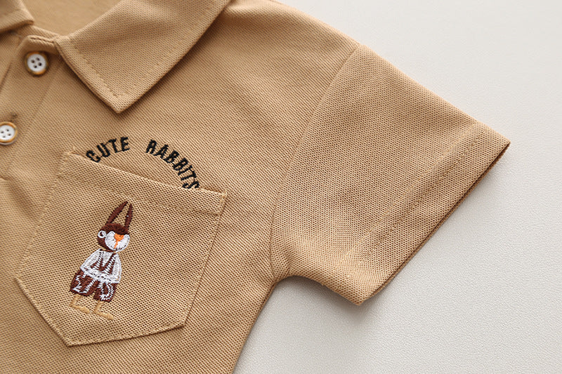 Brown Rabbit T-shirt and Shorts