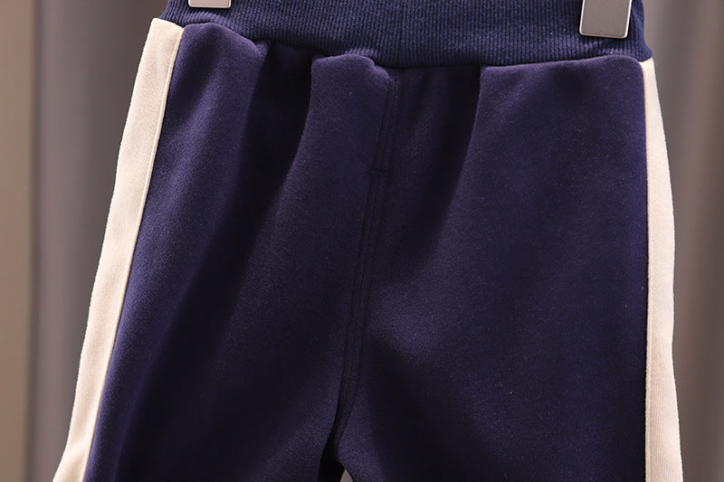 Baby Boy Varsity 3-Piece Set – Jacket, T-Shirt & Pants - Casual Sportswear Outfit