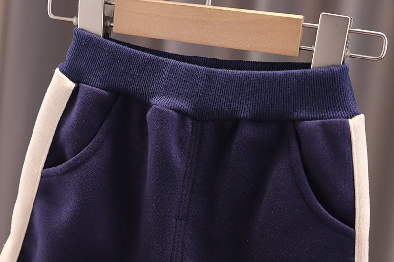 Baby Boy Varsity 3-Piece Set – Jacket, T-Shirt & Pants - Casual Sportswear Outfit